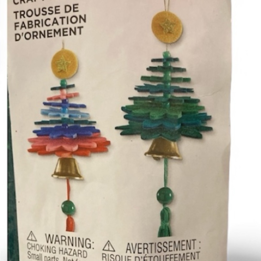 Christmas Tree Ornament Craft Kits - 6 Trees Total - 2 per kit - Picture 2 of 4